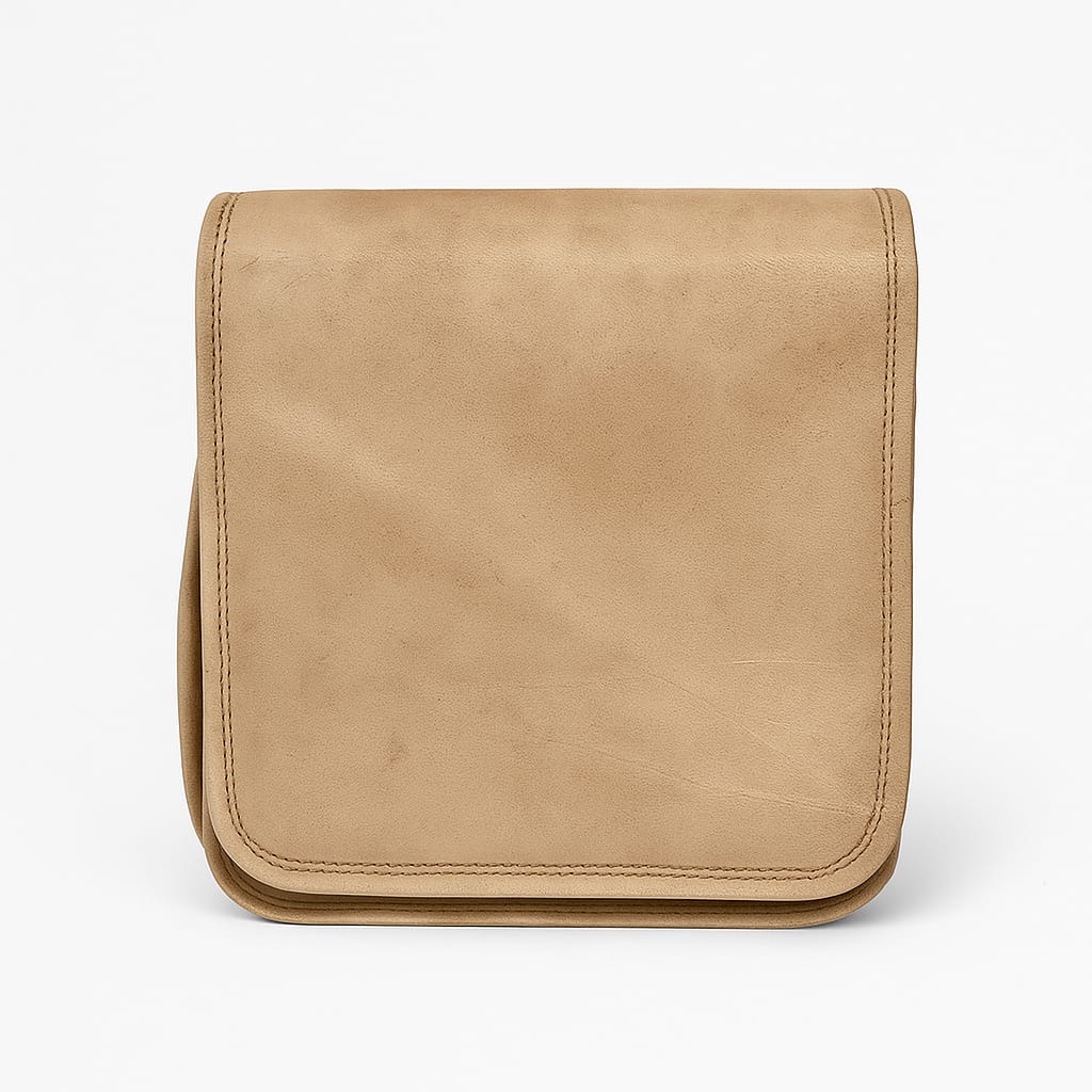 Handcrafted Pure Leather Shoulder Bag with Traditional Jodhpuri Embossed Design